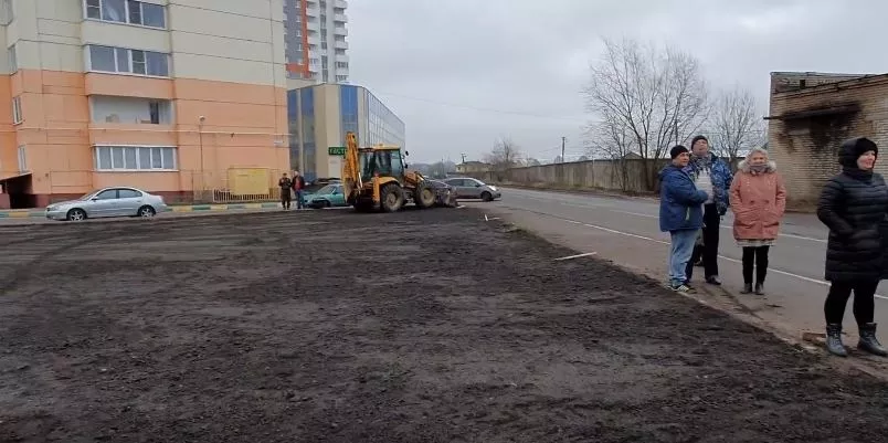Отсыпка площадки под павильоны