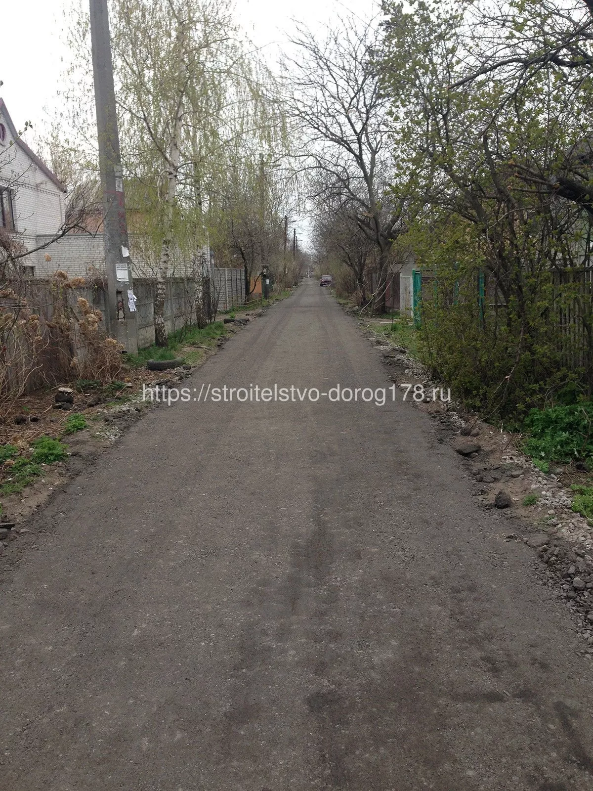 Дорога из Асфальтной крошки Новая-Ропша