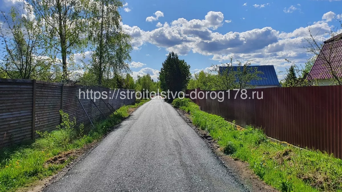 ОТСЫПКА ДОРОГИ.В СНТ. 2750 М2 ЗА 2ДНЯ