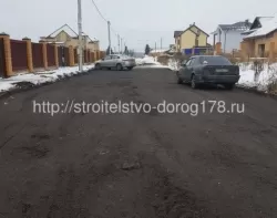 Строительство временной дороги (Парголово)