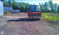 Строительство дороги из асфальтовой крошки (Красное село)