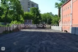Устройство площадки из асфальтной крошки (Новое Девяткино)