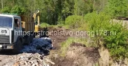 Выторфовка Скотное, выторфовка и обратная засыпка песком