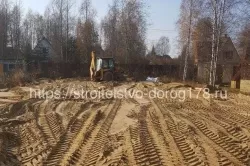 Отсыпка и поднятие участка песком Кузьмолово