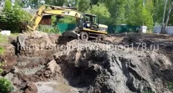 Рытье котлована Ольгино