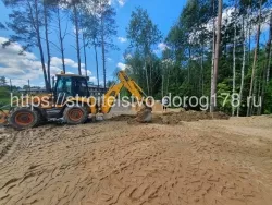 Сделали дренаж участка в Порошкино