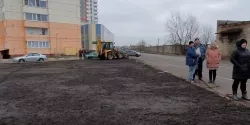 Отсыпка площадки под павильоны