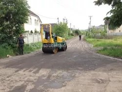 Укладка крошки на дорогу П.Стекляный