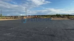 Отсыпка стоянки крошкой Велигонты
