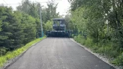 Ремонт дороги в Ковалево